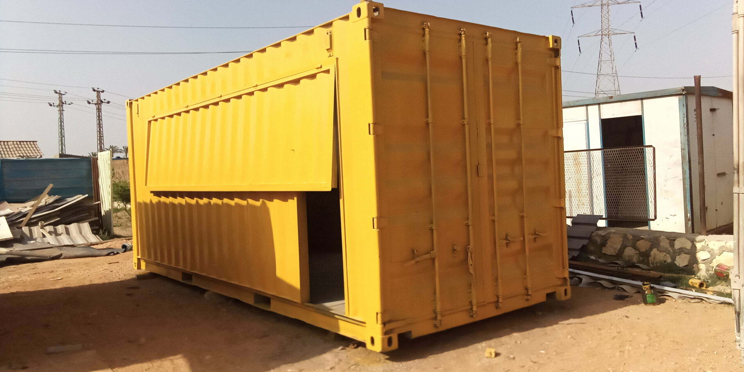 كونتينر 20 قدم مجهز لمطعم و كافيه