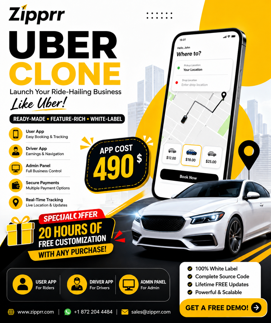 How Are Payments Handled in a Ride-Hailing Uber Clone App? (Zipprr)