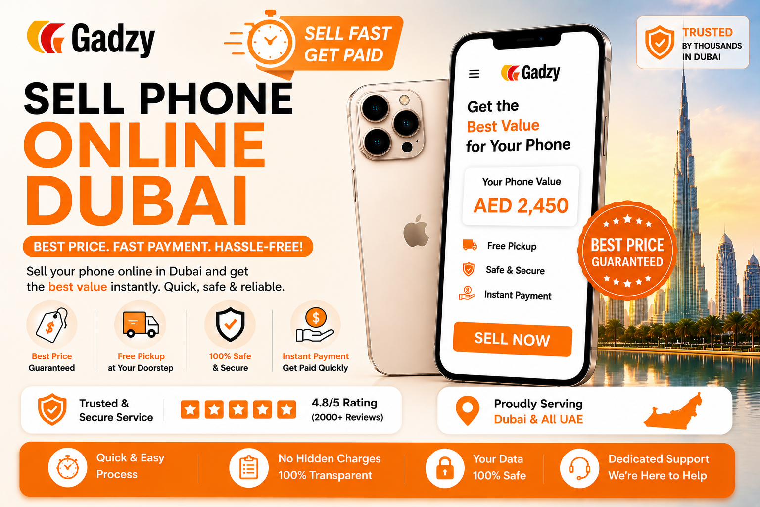 Sell My Phone Online with Free Pickup | Gadzy