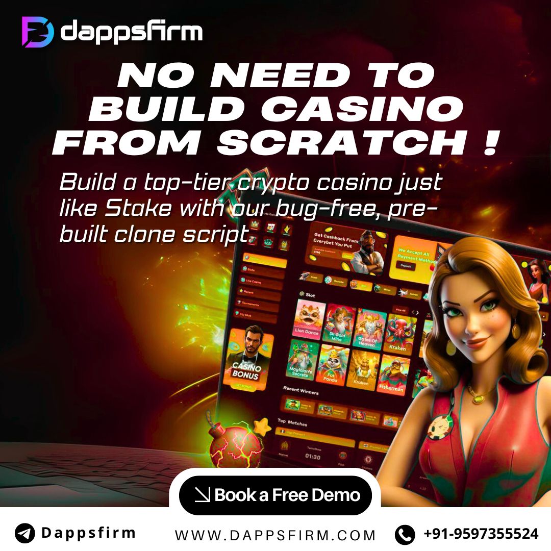 Stake Clone Script That Supports Casino, Sportsbook, and Live Betting