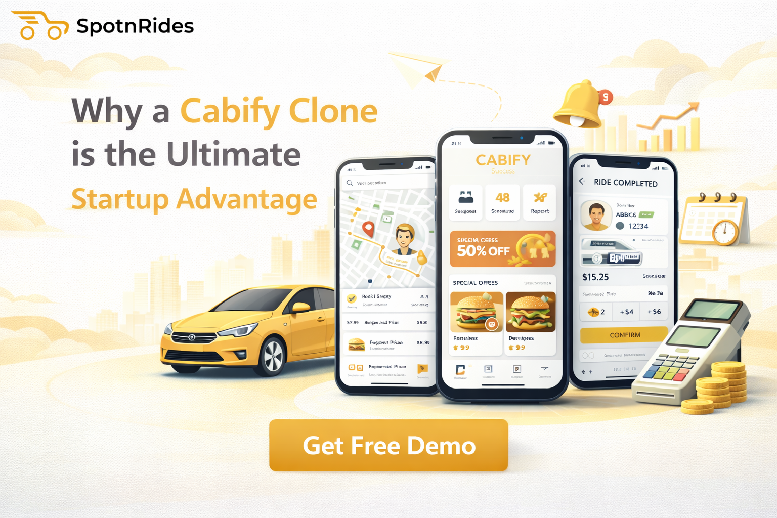 Cabify Clone – AI-Powered Ride Hailing App Solution