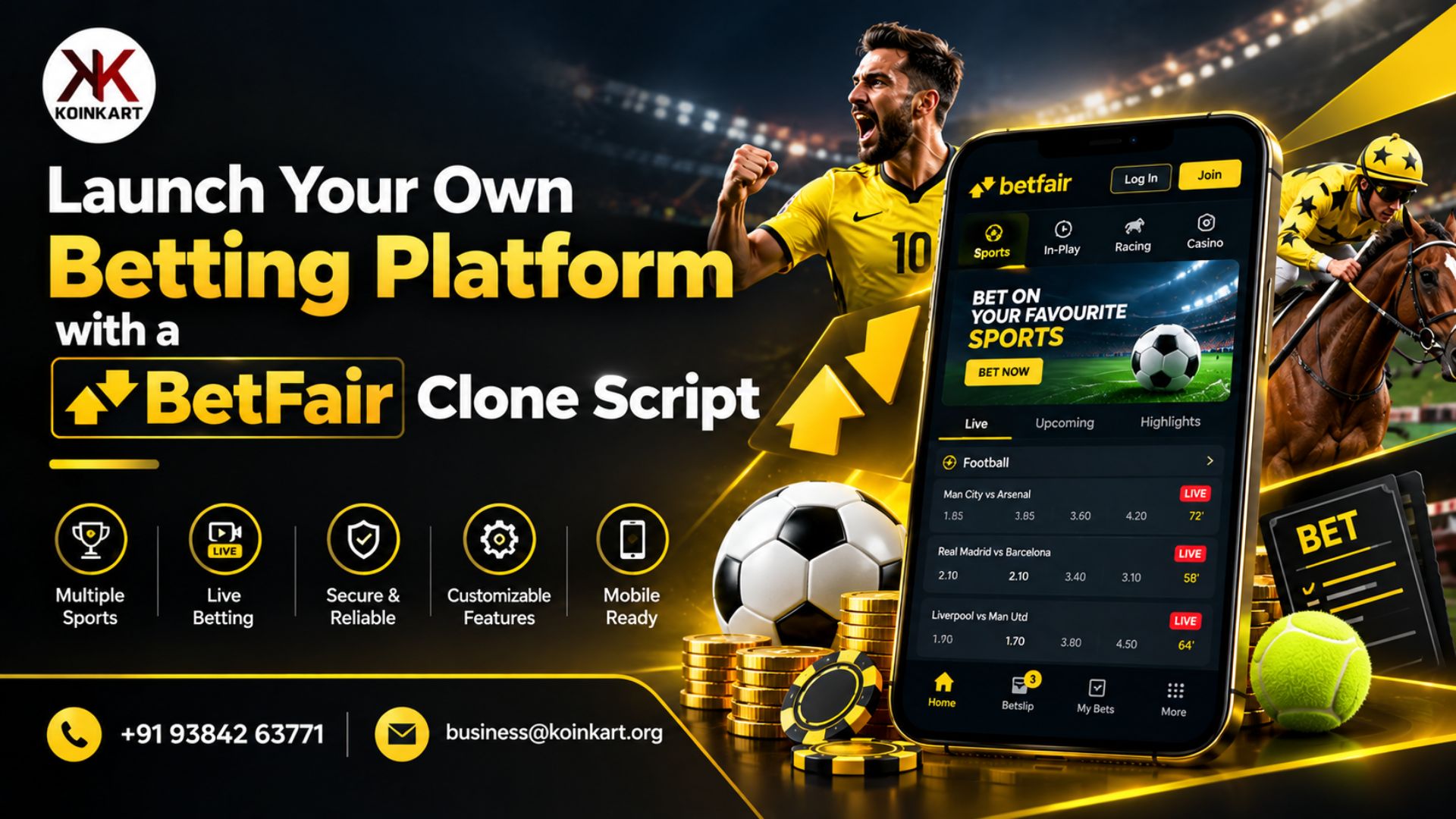 Launch Your Own Betting Platform with a BetFair Clone Script