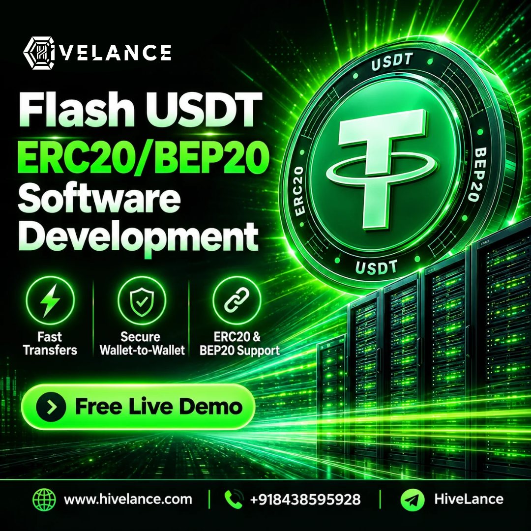 Flash USDT ERC20/BEP20 Software Development for Crypto Businesses